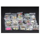 COSTUME JEWELRY ABOUT 32 BAGS OF EARRINGS