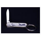BARLOW KEYCHAIN PEN KNIFE EAGLE SCENE