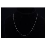 STERLING SILVER CHAIN 1 MM