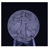 LIBERTY WALKING 1941-D HALF DOLLAR 90% SILVER