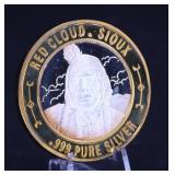 RED CLOUD NATIVE AMERICAN SERIES 999 SILVER