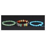 NATURAL STONE SEMI PRECIOUS STRETCH BBRACELET 1