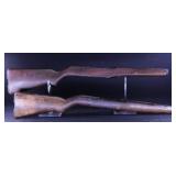 MI GARAND ORIGINAL WOOD STOCK 2 EACH ONE MONEY