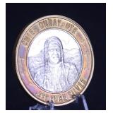 CHIEF OURAY NATIVE AMERICA SERIES 999 FINE SILVER