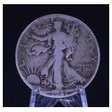 LIBERTY WALKING 1941-P HALF DOLLAR 90% SILVER