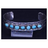 SLEEPING BEAUTY TURQ 925 BRACELET BY ELSIE YAZZIE