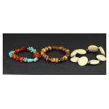 NATURAL STONE SEMI PRECIOUS STRETCH BBRACELET 4