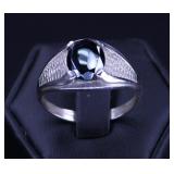 HEMATITE CABOCHON IN STERLING