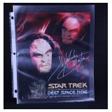 STAR TREK MARTOK SIGNED BY J.G. HERTZLER