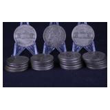 1942-1945 SILVER WAR NICKELS 35% SILVER