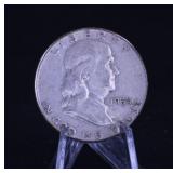 1954 D FRANKLIN HALF DOLLAR 90% SILVER