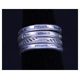 SOUTHWESTERN SILVERSMITH STACKER SET OF 4 STERLING