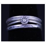 STACKED SET OF 3 SOUTHWESTERN SILVERSMITH STERLING