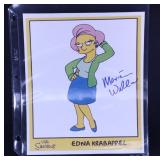 THE SIMPSONS PHOTO SIGNED BY MARCIA WALLACE