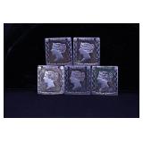 1840 ONE PENNY BLACK STAMP 925 BULLION CUBES