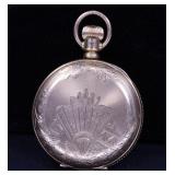 R LANIER GENEVA GOLD TONE POCKET WATCH