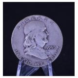 1953 S FRANKLIN HALF DOLLAR 90% SILVER