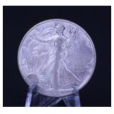 1941 LIBERTY WALKING HALF DOLLAR 90% SILVER