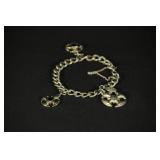 STERLING CHARM BRACELET