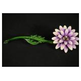 VINTAGE ENAMEL FLOWER BROOCH