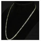 STERLING FIGARO CHAIN