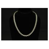 CHIMNEY BUTTE HANDAMDE STERLING NAVAJO PEARLS