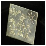 STERLING #1 MOM BROOCH