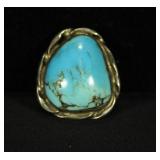 NICE TURQUOISE RING HEAD SHANK MISSING