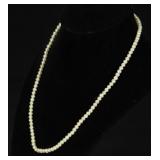 10K GOLD CLASP - STRING FRESH WATER PEARLS