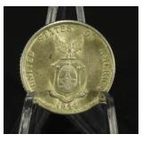 1944 PHILIPPINE 20 PESOS .750 SILVER -.096 OZT