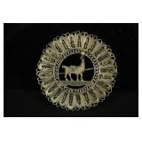 VINTAGE FILIGRE AND LAMA STERLING BOOCH