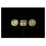 90% FRANKLIN DIME 1 0Z SILVER