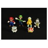 SUPER MARIO FIGURE LOT (6 PCS)