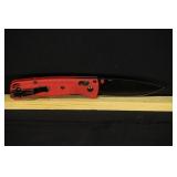 BENCHMADE BUGOUT 535 ï¿½ RED HANDLE / BLACK S30V