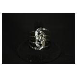 VERY NICE BRAIDED STERLING WIRE RING