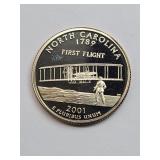 2001-S Clad Proof Washington Quarter