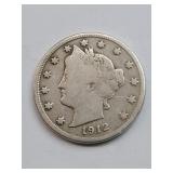 Better Grade Full Liberty 1912-D V-Nickel