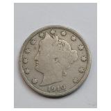 Partial Liberty 1910 V-Nickel