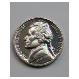 Rainbow Toned 1963 Proof Jefferson Nickel