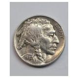 High Grade Full Horn 1937 Buffalo Nickel
