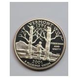 2001-S Clad Proof Washington Quarter