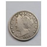 Partial Liberty 1910 V-Nickel