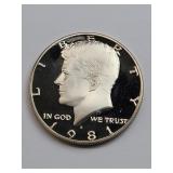 1981-S Clad Proof Kennedy Half Dollar