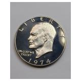1974-S Clad Proof Ike Dollar