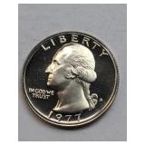 1977-S Clad Proof Washington Quarter