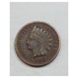 Partial Liberty 1888 Indian Head Penny
