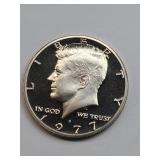 1977-S Clad Proof Kennedy Half Dollar