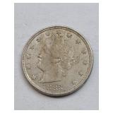 High Grade Full Liberty 1883 V-Nickel No Cents