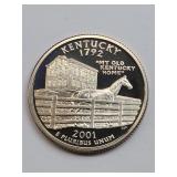 2001-S Clad Proof Washington Quarter