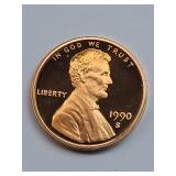 1990-S Proof Lincoln Penny